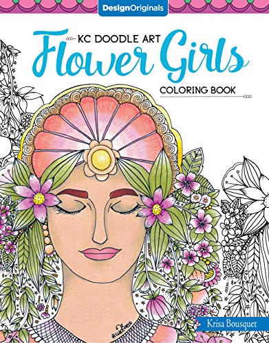 Imagen de archivo de KC Doodle Art Flower Girls Coloring Book (Design Originals) a la venta por PlumCircle