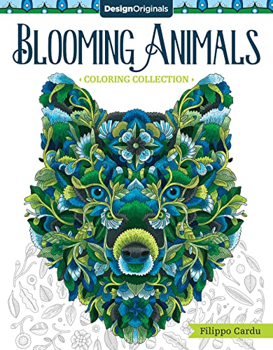 9781497202177: Blooming Animals Coloring Collection (Filippo Cardu Coloring Collection) (Design Originals)