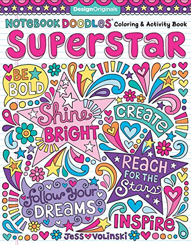 Beispielbild fr Notebook Doodles Superstar : Coloring and Activity Book zum Verkauf von Better World Books