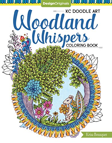 Stock image for Kc Doodle Art Woodland Whispers Coloring Book for sale by WorldofBooks