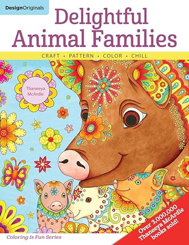 Beispielbild fr Delightful Animal Families : Craft, Pattern, Color, Chill zum Verkauf von Better World Books