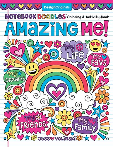 Beispielbild fr Notebook Doodles Amazing Me!: Coloring & Activity Book (Design Originals) 32 Inspiring Designs; Beginner-Friendly Empowering Art Activities for Tweens, on High-Quality Extra-Thick Perforated Paper zum Verkauf von WorldofBooks