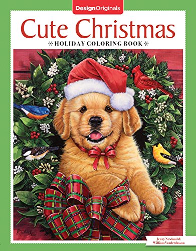 Beispielbild fr Cute Christmas Holiday Coloring Book (Design Originals) 32 Kittens, Puppies, and Other Critters in One-Side-Only Designs on High-Quality Extra-Thick Perforated Pages with Inspiring Christmas Quotes zum Verkauf von Wonder Book