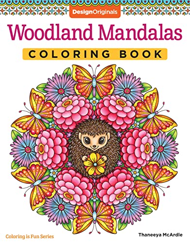 Beispielbild fr Woodland Mandalas Coloring Book (Design Originals) 40 Nature-Inspired Designs with Flowers, Butterflies, Chipmunks, Birds, and Other Seasonal Signs of Spring, on Perforated Pages (Coloring Is Fun!) zum Verkauf von AwesomeBooks