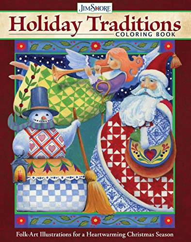

Jim Shore Holiday Traditions Coloring Book: Folk-Art Illustrations for a Heartwarming Christmas Season