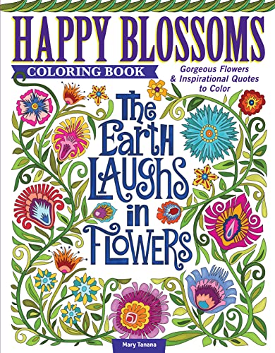 Beispielbild fr Happy Blossoms Coloring Book zum Verkauf von Blackwell's