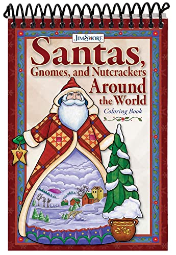 Beispielbild fr Jim Shore Santas, Gnomes, and Nutcrackers Around the World Coloring Book: A Showcase of Over 30 Countries Including England, Canada, Australia, and the United States of America (Coloring Books) zum Verkauf von Monster Bookshop