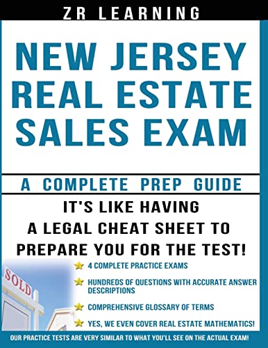 Beispielbild fr New Jersey Real Estate Sales Exam Questions zum Verkauf von THE SAINT BOOKSTORE