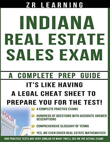 Beispielbild fr Indiana Real Estate Sales Exam Questions zum Verkauf von Lucky's Textbooks