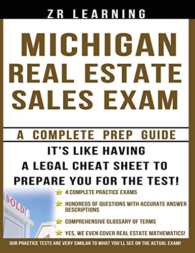 Beispielbild fr Michigan Real Estate Sales Exam zum Verkauf von Blue Vase Books