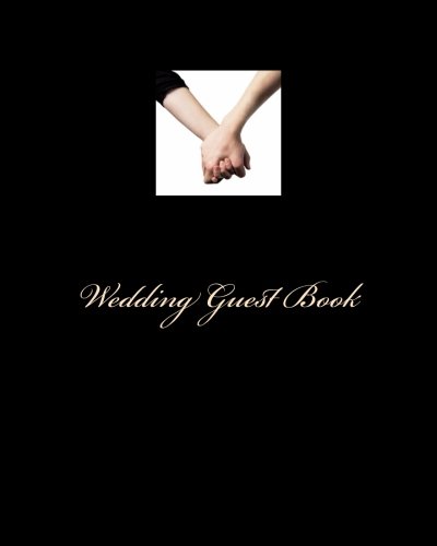 9781497362024: Wedding Guest Book: Two Brides Edition, Black, Large Size