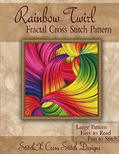 Beispielbild fr Rainbow Twirl Fractal Cross Stitch Pattern zum Verkauf von Jenson Books Inc