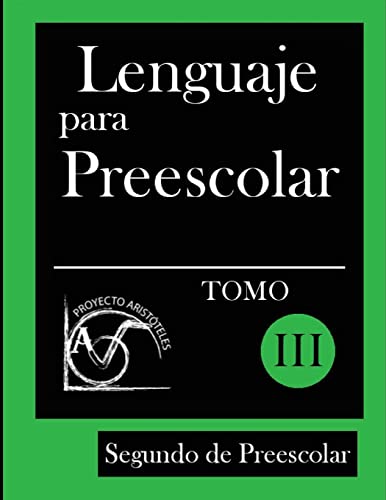 Imagen de archivo de Lenguaje para Preescolar - Segundo de Preescolar - Tomo III a la venta por THE SAINT BOOKSTORE