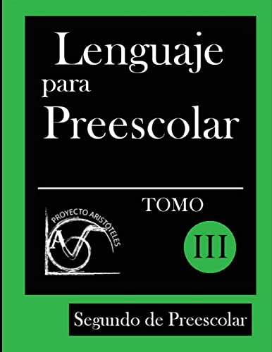 Stock image for Lenguaje para Preescolar - Segundo de Preescolar - Tomo III for sale by THE SAINT BOOKSTORE