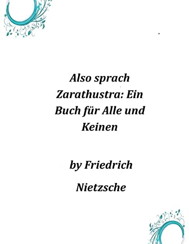 9781497377813: Also sprach Zarathustra: Ein Buch fr Alle und Keinen