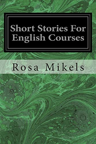 Stock image for Short Stories For English Courses for sale by THE SAINT BOOKSTORE