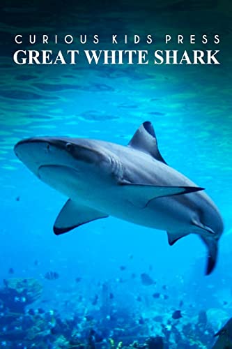 Imagen de archivo de Great White Shark - Curious Kids Press: Kids book about animals and wildlife, Children's books 4-6 a la venta por ThriftBooks-Dallas