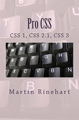 Stock image for Pro CSS: CSS 1, CSS 2.1 and CSS 3 (Frontend Engineering) for sale by Lucky's Textbooks