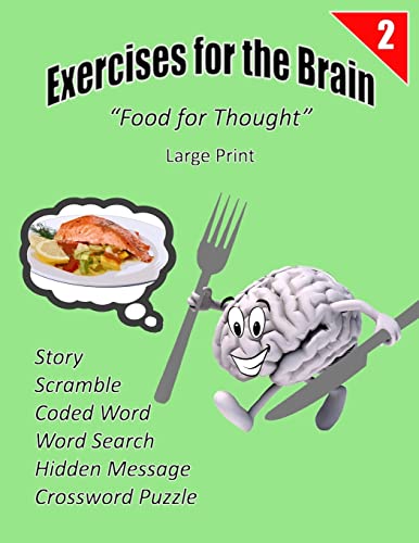 Beispielbild fr Exercises for the Brain: "Food for Thought" Large Print zum Verkauf von THE SAINT BOOKSTORE