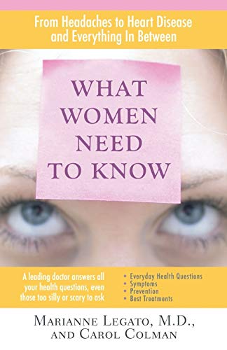 Imagen de archivo de What Women Need to Know: From Headaches to Heart Disease and Everything in Between a la venta por California Books