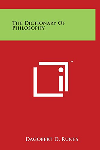 9781497909618: The Dictionary Of Philosophy
