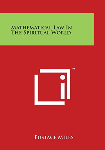 Stock image for Mathematical Law in the Spiritual World for sale by Lucky's Textbooks