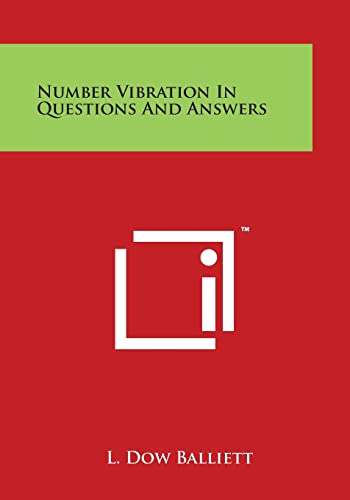 Stock image for Number Vibration in Questions and Answers for sale by Lucky's Textbooks