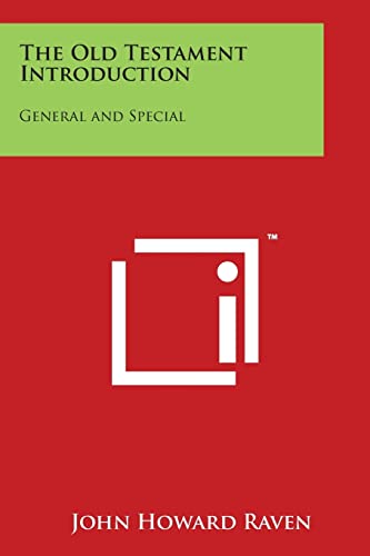 Imagen de archivo de The Old Testament Introduction: General and Special a la venta por Lucky's Textbooks