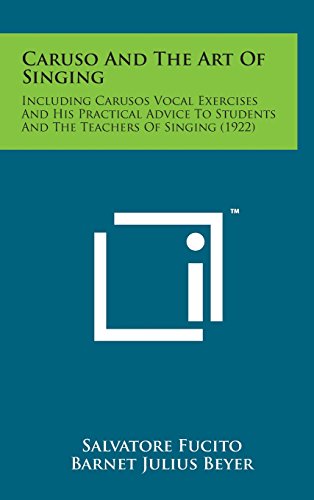 9781498140690: Caruso and the Art of Singing: Including Carusos Vocal Exercises and His Practical Advice to Students and the Teachers of Singing (1922)