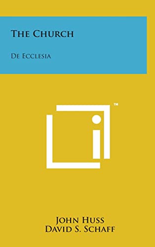 Beispielbild fr The Church: de Ecclesia zum Verkauf von Lucky's Textbooks