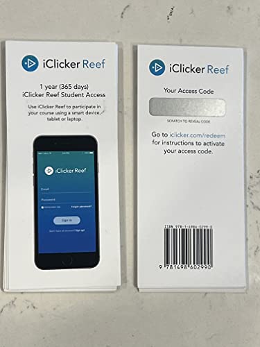 Stock image for Iclicker Reef Polling Twelve Months Access; Standalone for sale by GreatBookPrices