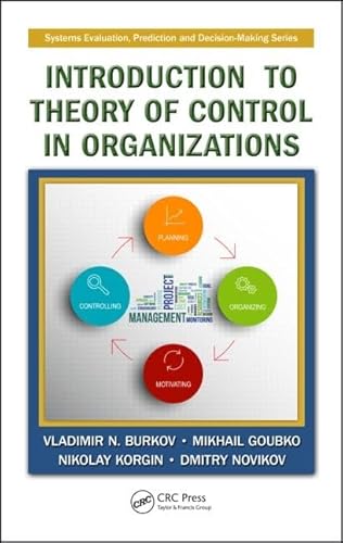 Stock image for Introduction to Theory of Control in Organizations for sale by Books Puddle