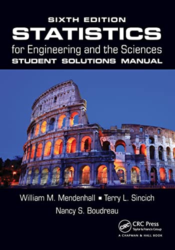 Stock image for Statistics for Engineering and the Sciences, Sixth Edition Student Solutions Manual for sale by Chiron Media