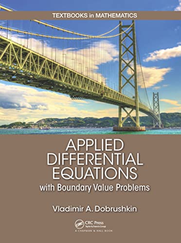 Imagen de archivo de APPLIED DIFFERENTIAL EQUATIONS WITH BOUNDARY VALUE PROBLEMS (HB 2018) a la venta por Romtrade Corp.