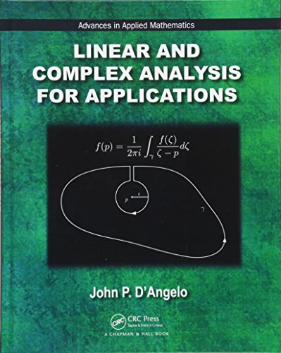 9781498756105: Linear and Complex Analysis for Applications (Advances in Applied Mathematics)