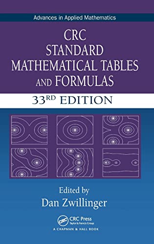 Imagen de archivo de CRC Standard Mathematical Tables and Formulas (Advances in Applied Mathematics) a la venta por HPB-Red