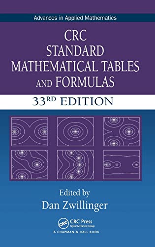 Stock image for CRC Standard Mathematical Tables and Formulas (Advances in Applied Mathematics) for sale by HPB-Red