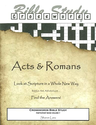 9781499144208: Crosswords Bible Study: Acts and Romans Participant Book: Volume 7 (Crosswords Bible Study Participant Books)