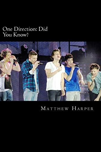 9781499172744: One Direction: Did You Know?: A Killer Book Containing Gossip, Facts, Trivia, Images & Memory Recall Quiz. (Matthew Harper)