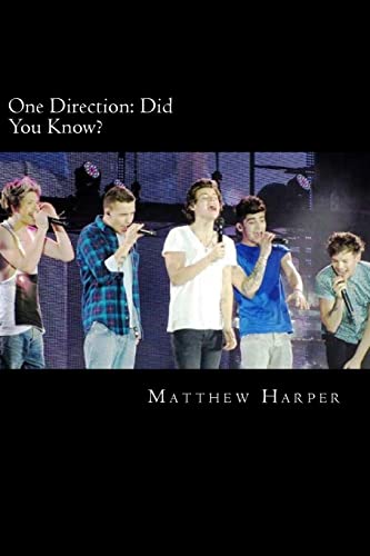 9781499224955: One Direction: Did You Know?: A Killer Book Containing Gossip, Facts, Trivia, Images & Memory Recall Quiz. (Matthew Harper)