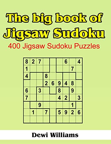 Stock image for The Big Book of Jigsaw Sudoku: 400 Jigsaw Sudoku Puzzles for sale by Save With Sam