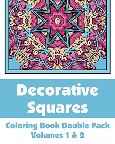Stock image for Decorative Squares Coloring Book Double Pack (Volumes 1 & 2) (Art-Filled Fun Coloring Books) for sale by SecondSale