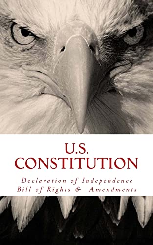 Beispielbild fr US Constitution : Declaration of Independence, Bill of Rights, and Amendments zum Verkauf von Better World Books