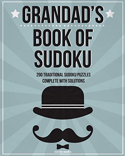 Stock image for Grandad's Book Of Sudoku: 200 traditional sudoku puzzles in easy, medium and hard for sale by SecondSale
