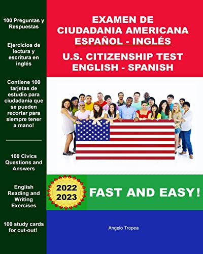 Stock image for Examen de Ciudadania Americana Espanol y Ingles: U.S. Citizenship Test English and Spanish for sale by ThriftBooks-Atlanta