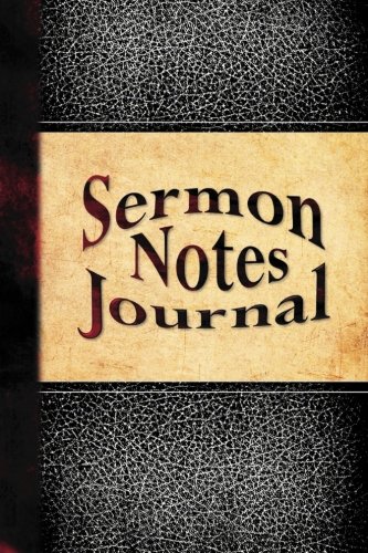 Stock image for Sermon Notes: Journal - Black/Red for sale by Revaluation Books