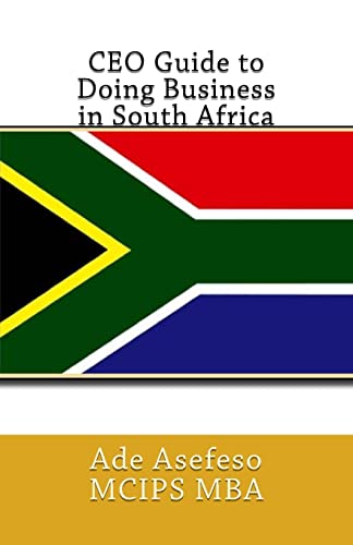 Stock image for CEO Guide to Doing Business in South Africa for sale by Bookmonger.Ltd