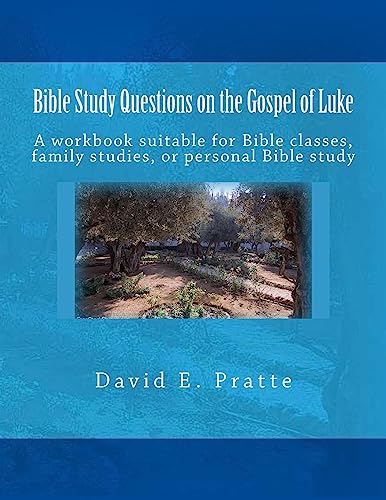 Stock image for Bible Study Questions on the Gospel of Luke: A workbook suitable for Bible classes, family studies, or personal Bible study for sale by ThriftBooks-Atlanta