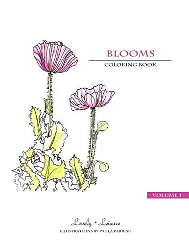 9781499770971: Blooms: Lovely Leisure Coloring Book: Volume 1