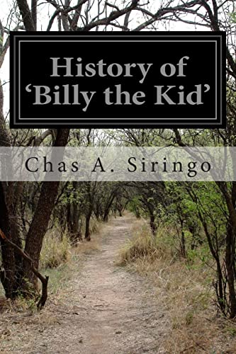 Beispielbild fr History of "Billy the Kid" zum Verkauf von THE SAINT BOOKSTORE